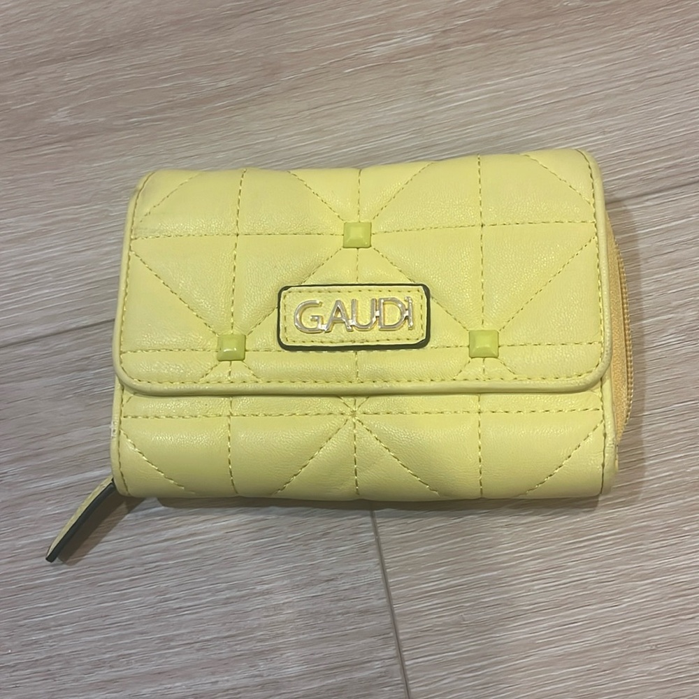 Gaudi fashion wallet yellow